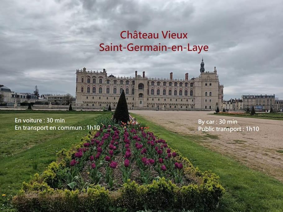 Appartement 4 Pieces - La Rose Des Yvelines - Classe 3 Etoiles Trappes Dış mekan fotoğraf